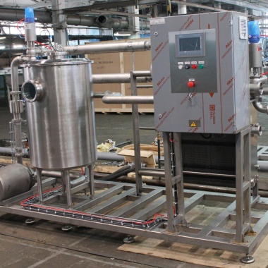 Módulo de recepción de leche ZH5-Plava-OP-KO con capacidad para 10 000 a 30 000 l/h
